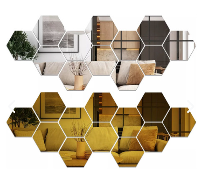 Espejos Hexagonales 12 und
