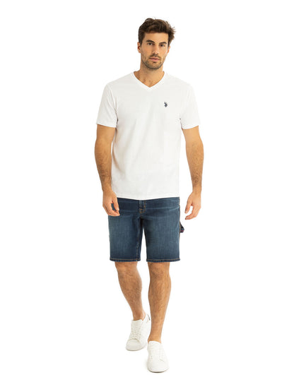 U.S. Polo Assn Camiseta de Manga Corta con Cuello en V para Hombre