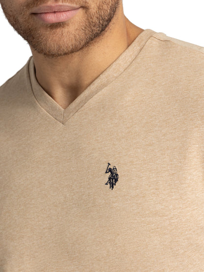 U.S. Polo Assn Camiseta de Manga Corta con Cuello en V para Hombre